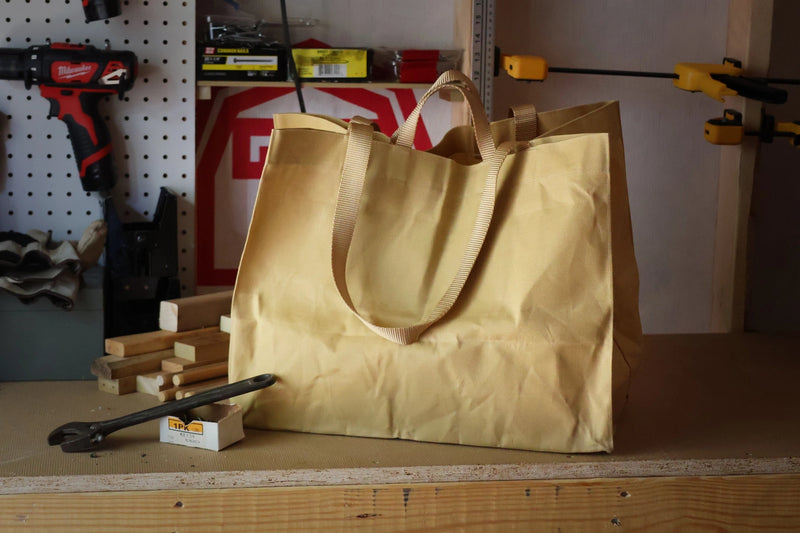 Waxed Canvas Transport Tote — Large