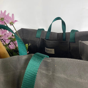 Waxed Canvas Transport Tote — Large