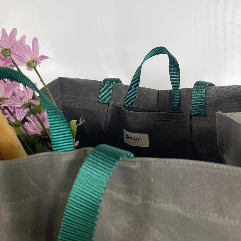 Waxed Canvas Transport Tote — Large