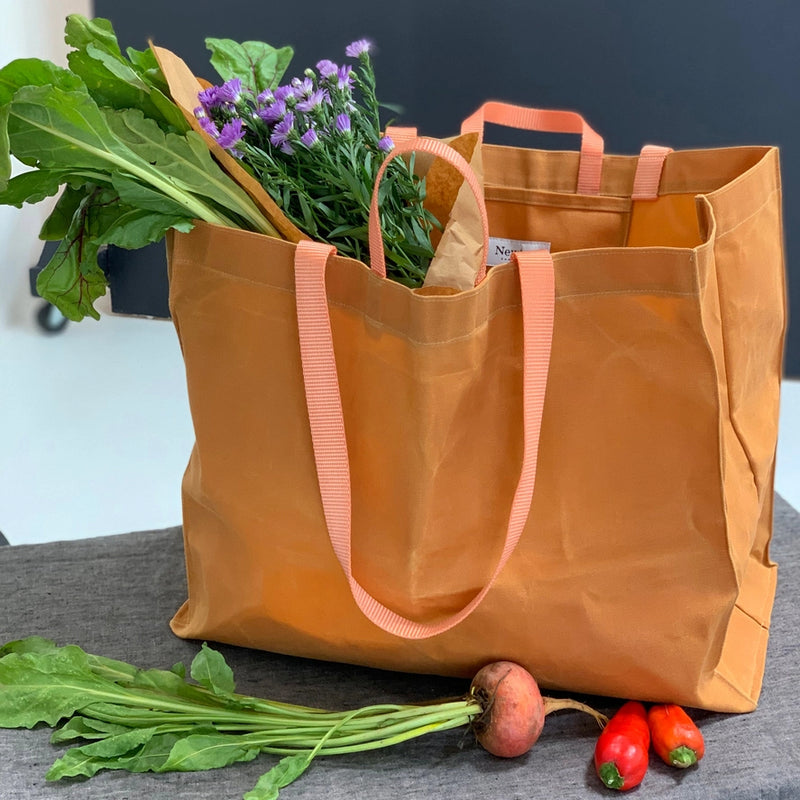 Waxed Canvas Transport Tote — Large
