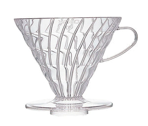 Hario V60 Plastic Coffee Dripper | Clear | Japan