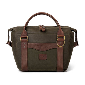 White Wing Waxed Canvas Cooler | Insulated | Leather Accents