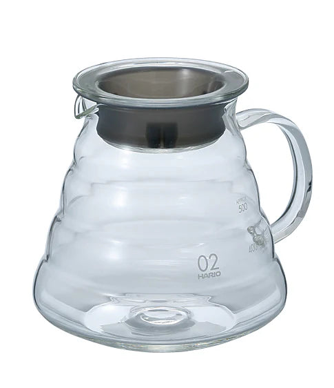 V60 Glass Server | Heat-Resistant Borosilicate | 2-5 or 2-6 Cup Capacity