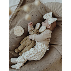 Floppy Rabbit | Large | Beige | Sheep's Wool Fill