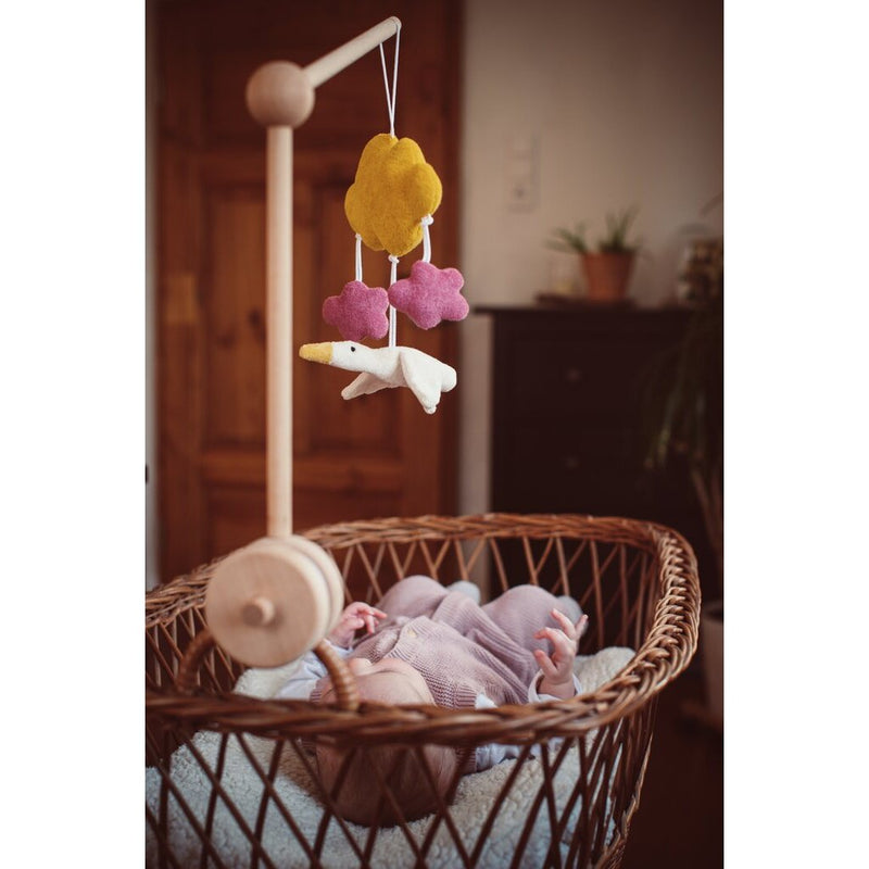 Mobile Sunrise | Pink Clouds & Goose | Sheep's Wool Filling