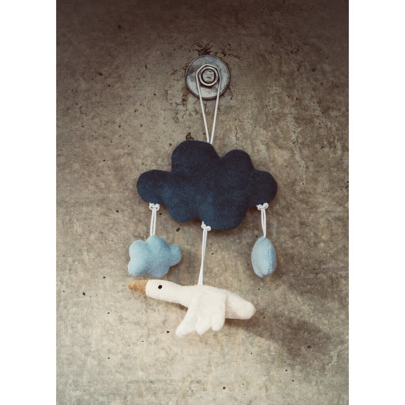 Mobile Sunset | Blue | Removable Goose & Clouds