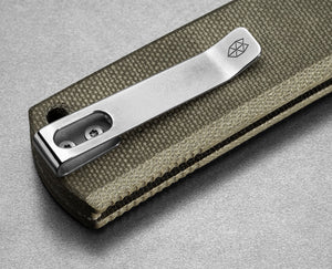 The Kline - OD Green Micarta + Stainless from The James Brand