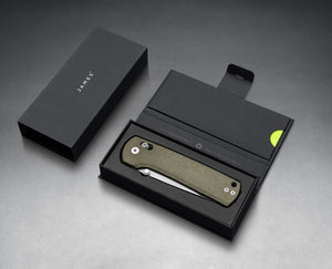 The Kline - OD Green Micarta + Stainless from The James Brand