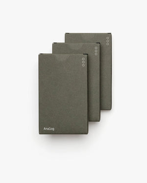 Analog Cards | 3-Pack (150 Cards)