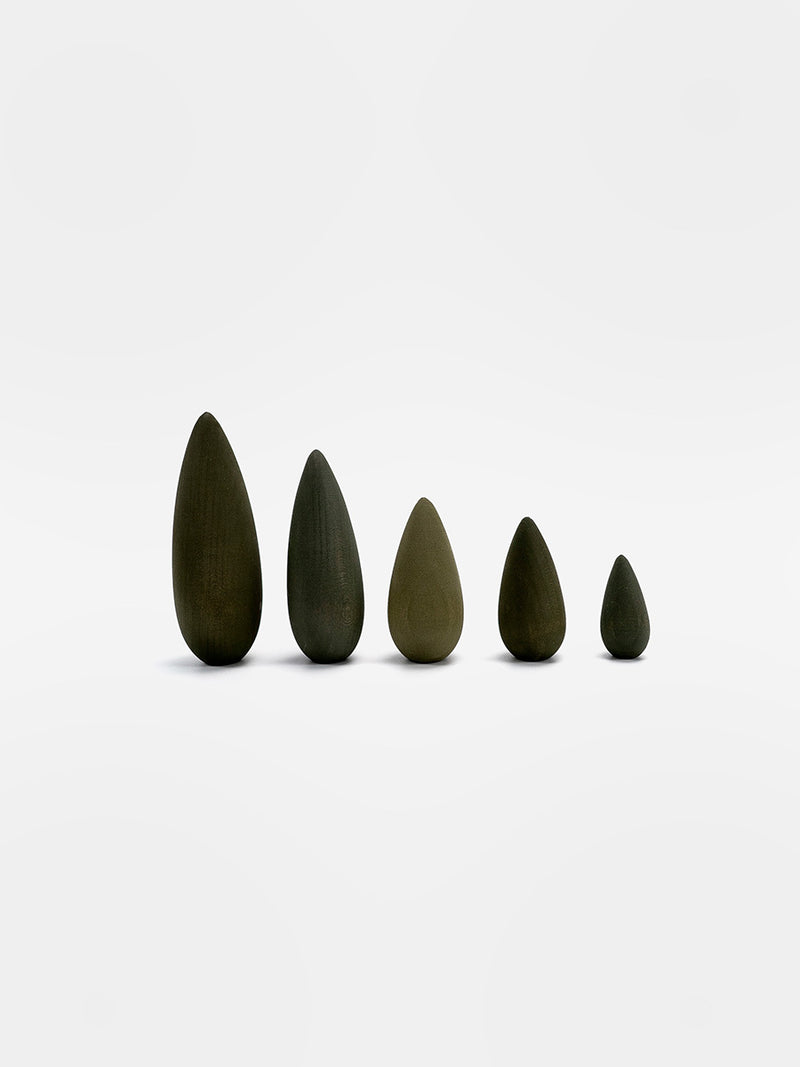 Trees Set / Thujas | Linden Wood | 3-Piece