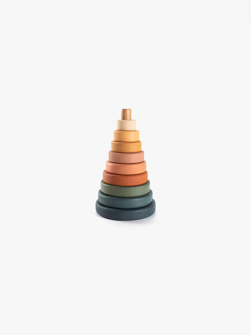 Wooden Ring Stacker | Water-Based Paint | SABO Concept Ukraine