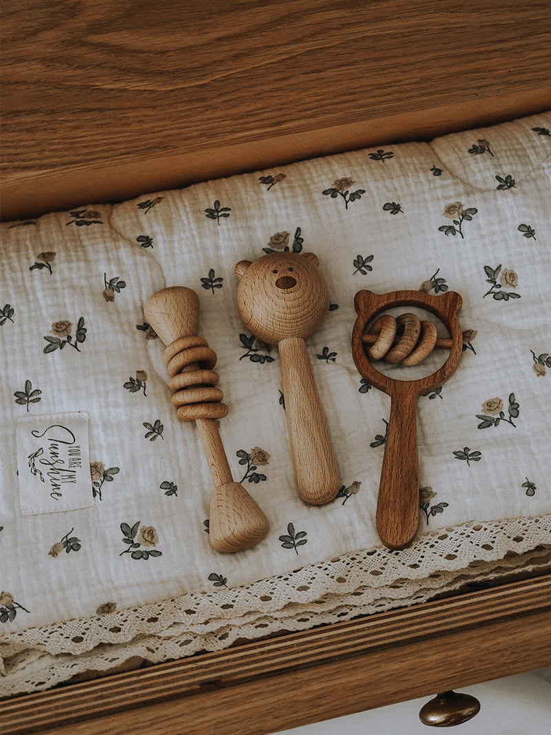 Rings Rattle | Beech Wood | Natural