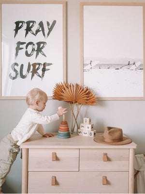 Wooden Ring Stacker | Water-Based Paint | SABO Concept Ukraine