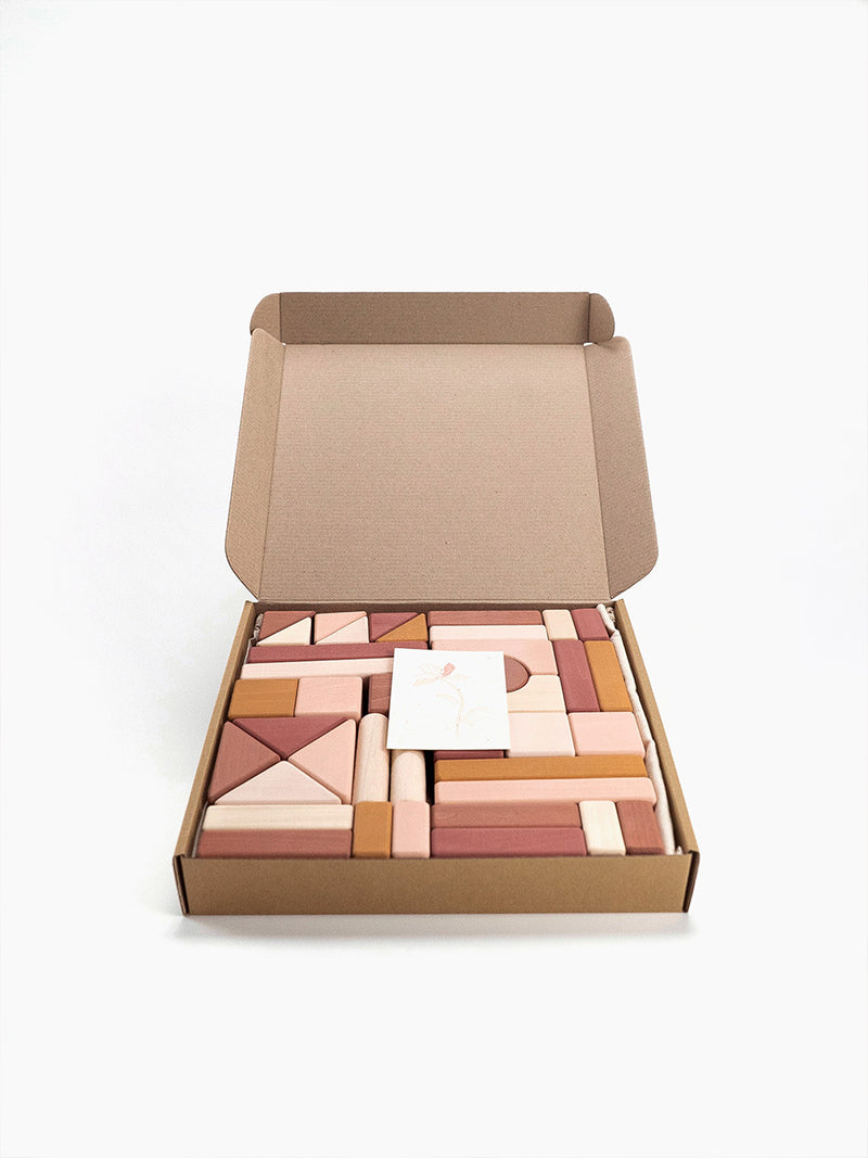 Wooden Castle Blocks | 41-Piece Set | Linden & Birch