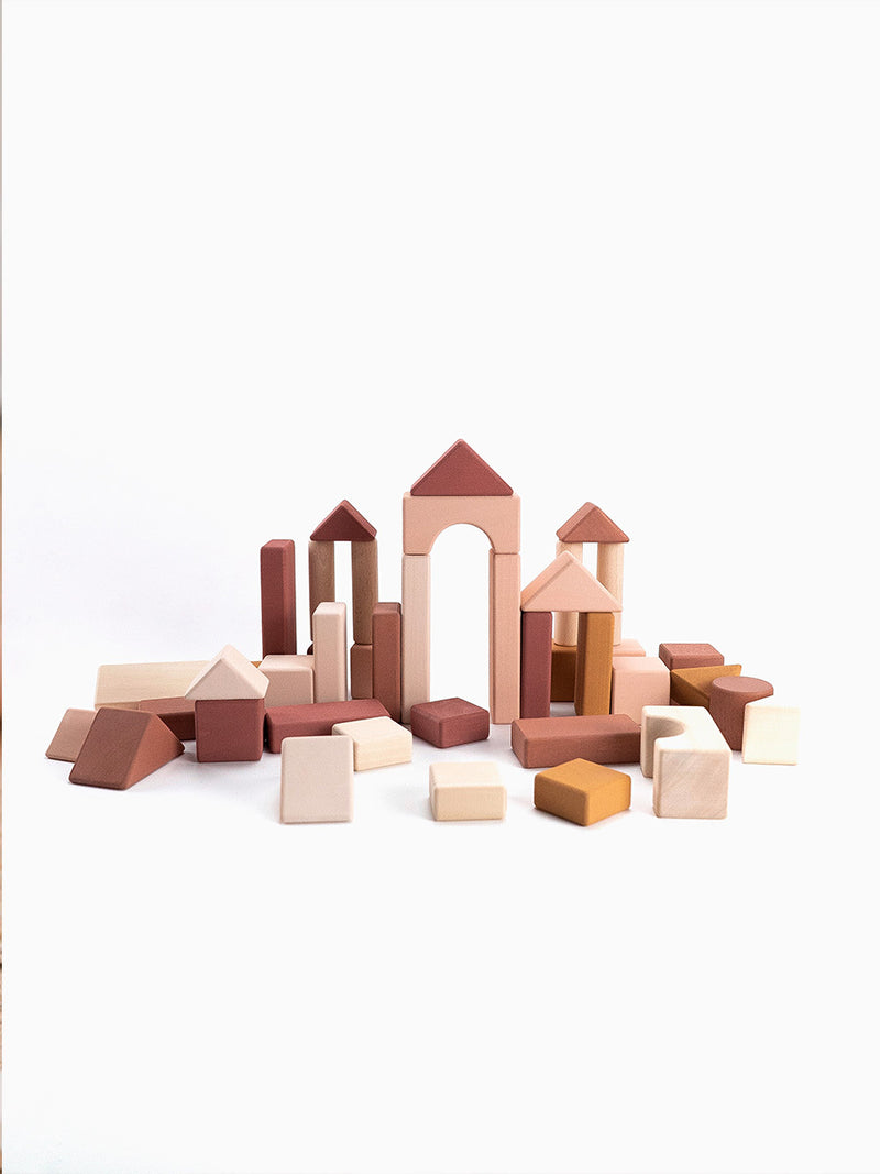 Wooden Castle Blocks | 41-Piece Set | Linden & Birch