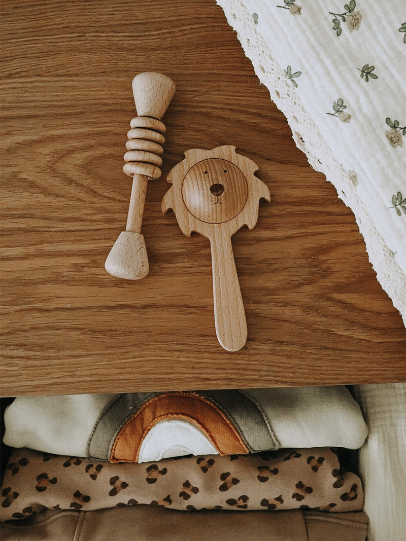 Rings Rattle | Beech Wood | Natural