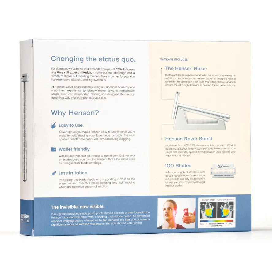 Henson Shaving Retail Box Set - 2-Year Shave Kit
