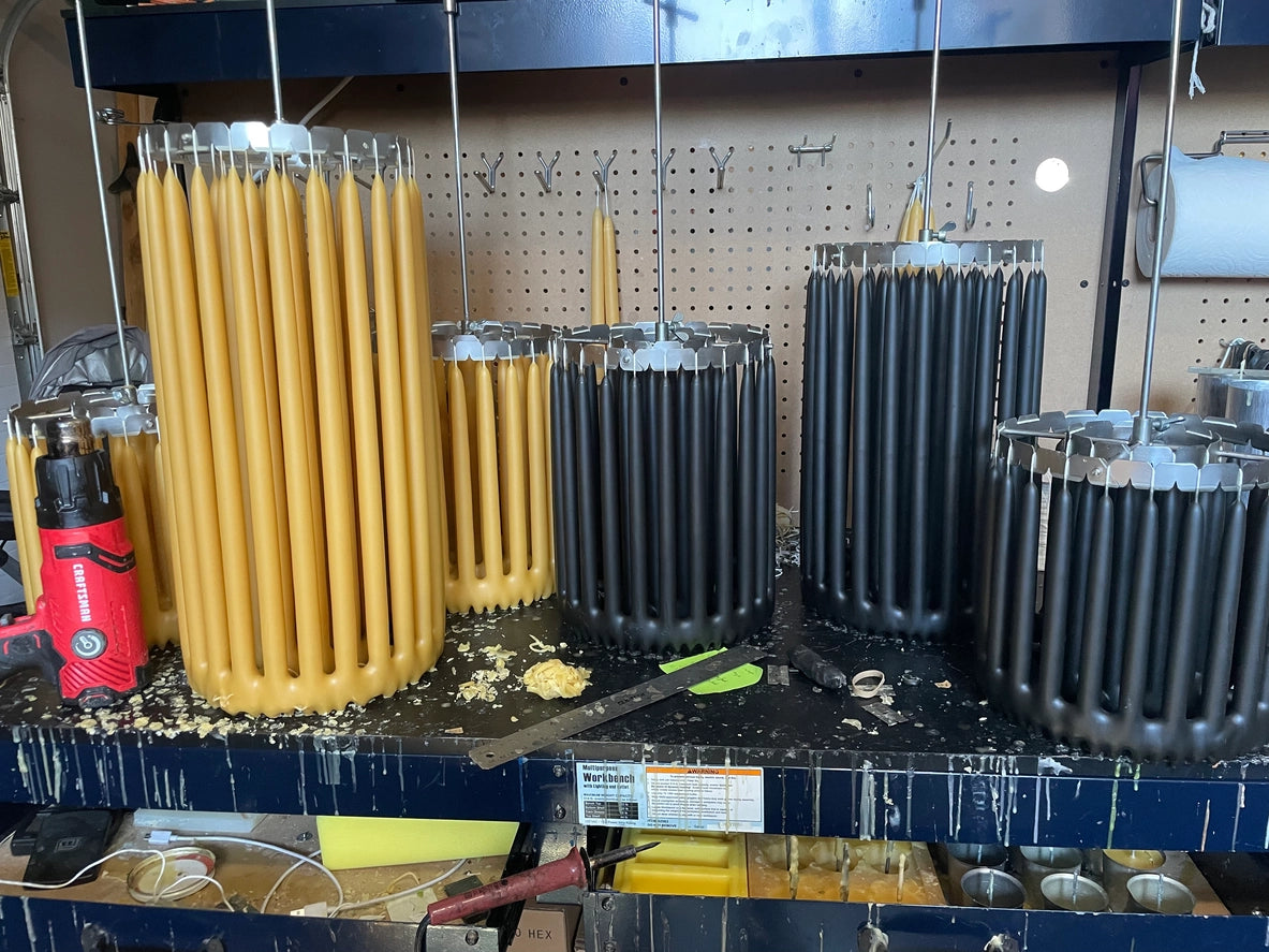 Beeswax Candlesticks | Beeswax Candles | Hand-Dipped