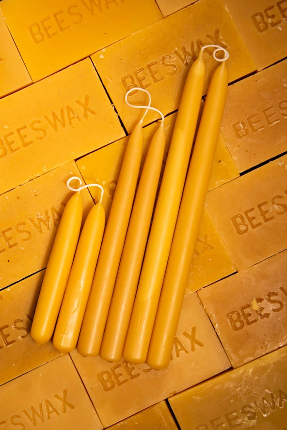 Beeswax Candlesticks | Beeswax Candles | Hand-Dipped