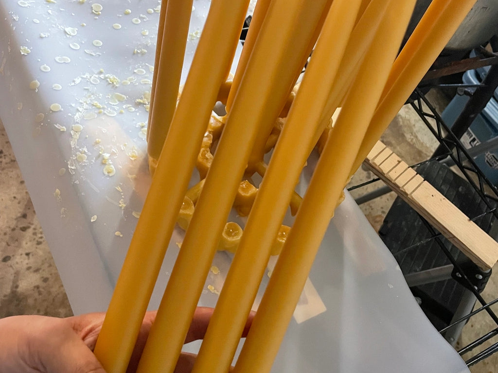Beeswax Candlesticks | Beeswax Candles | Hand-Dipped