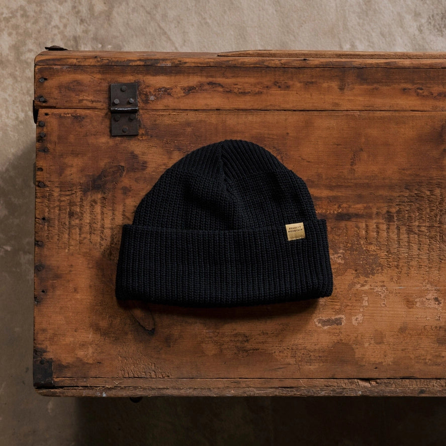 Cotton Watch Cap - Black