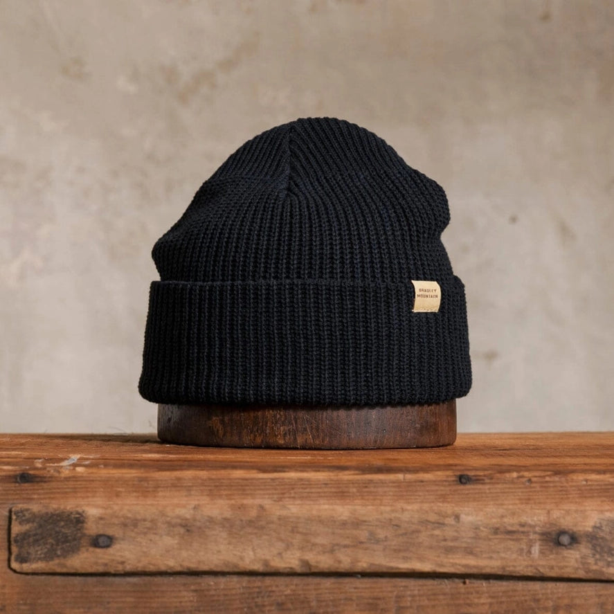 Cotton Watch Cap - Black