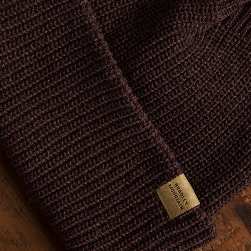 Wool Watch Cap — Maroon