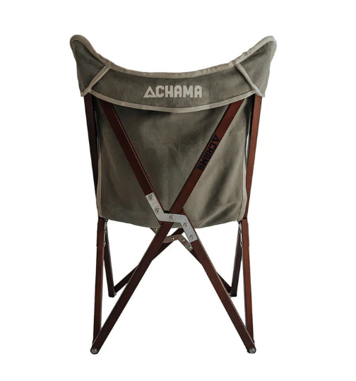 Vaquero Folding Chair | Dark Hardwood & Canvas | Chama Chairs