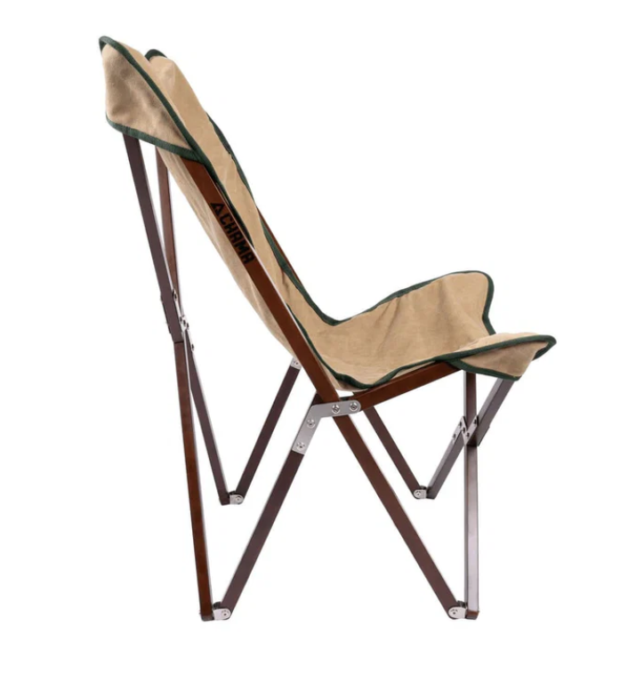 Vaquero Folding Chair | Dark Hardwood & Canvas | Chama Chairs