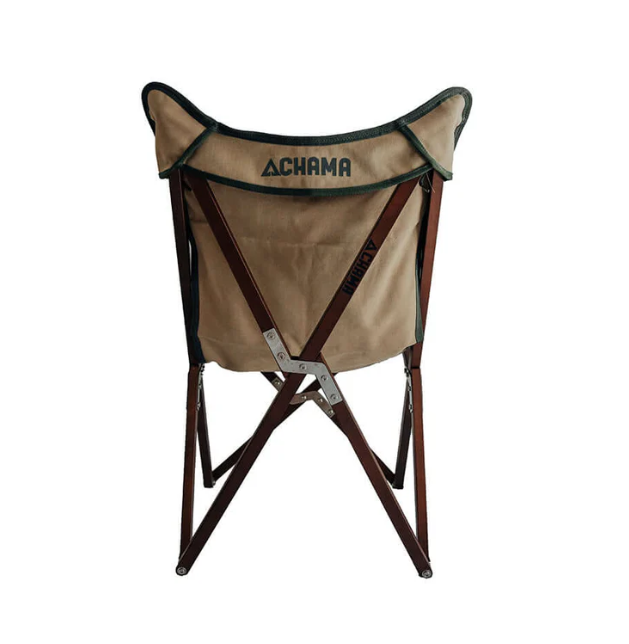 Vaquero Folding Chair | Dark Hardwood & Canvas | Chama Chairs