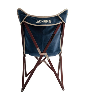 Vaquero Folding Chair | Dark Hardwood & Canvas | Chama Chairs