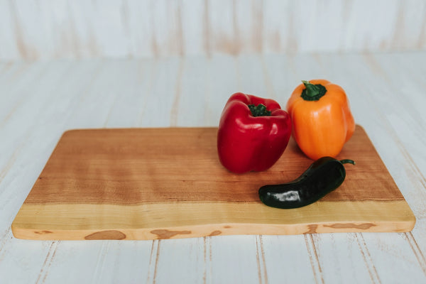 Holland Bowl Mill 18-inch Cherry Live Edge Cutting Board — reversible, one of a kind