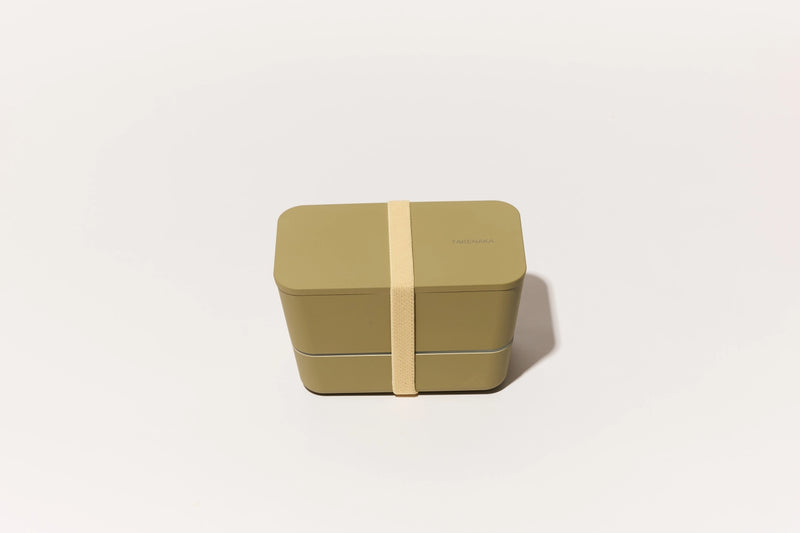 Bento Flat Dual Box | 33.8oz | Plant-Based Plastic