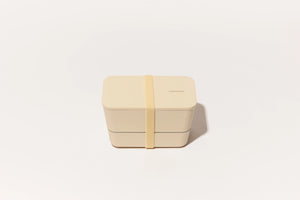 Bento Flat Dual Box | 33.8oz | Plant-Based Plastic