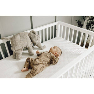 Large Gray Elephant Warming Pillow | Cotton Plush | Made in Latvia