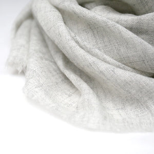 Cashmere Travel Wrap | Light Gray | 80 x 26"