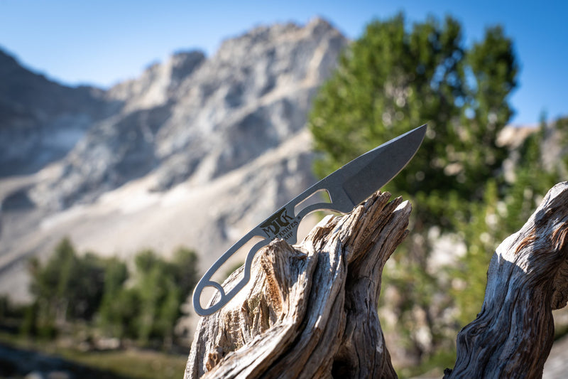 The Genesis | MagnaCut Steel Knife | 62 HRC | Stone Wash Finish