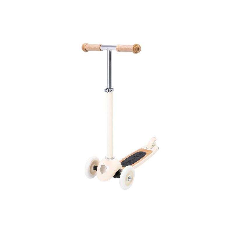 Banwood Scooter Vintage — Cream | 3-Wheel | Oak Deck | Ages 3+