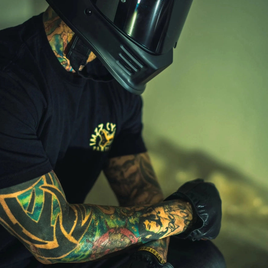 Lion Guard Leather Motorcycle Gloves