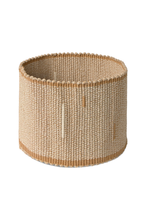 Handloom Basket | Vertical Natural | Ø1'2" x 10"