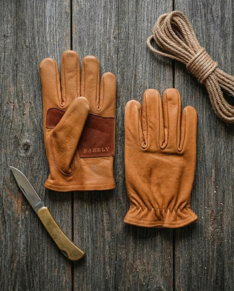 Buffalo Leather Ranching Gloves | Rarely Edition