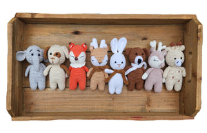 Handmade Crochet Animals | Cotton Amigurumi | 5.5"–10" Tall