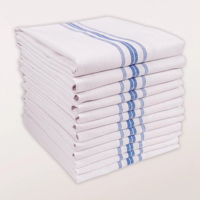 Farmhouse Stripe Kitchen Towels | Set of 12