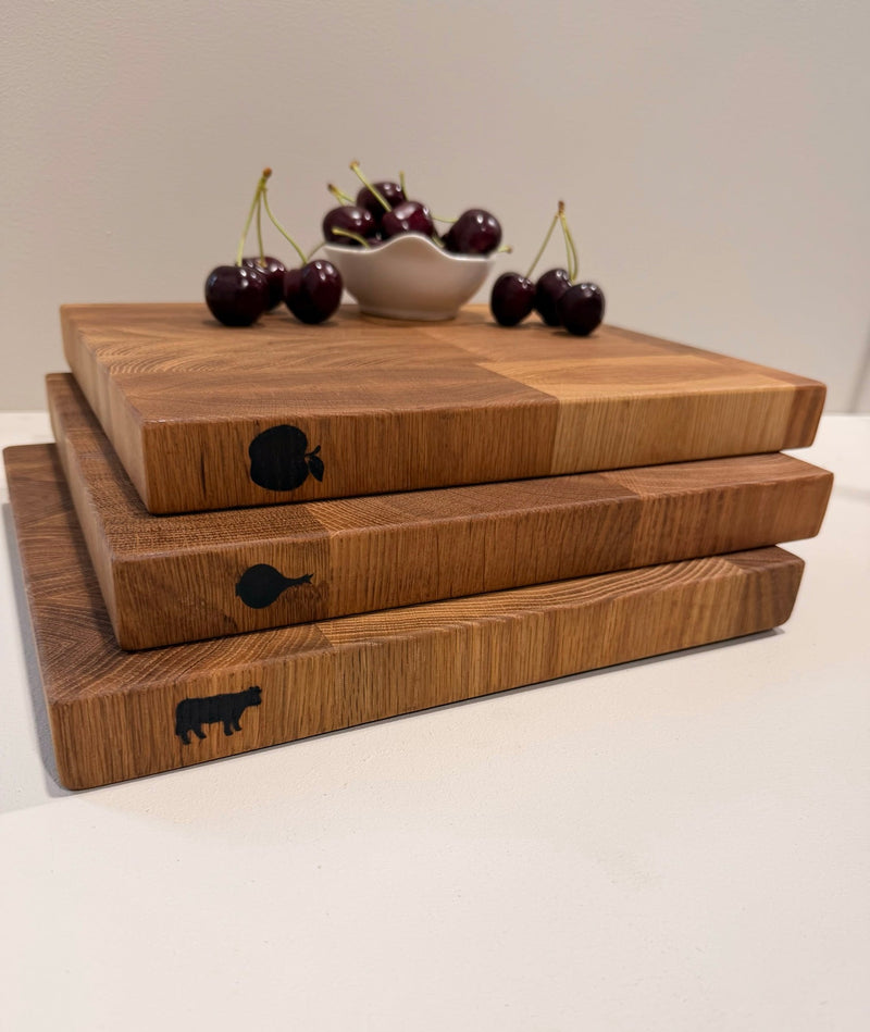 The Book of Boards in white oak — view 1
