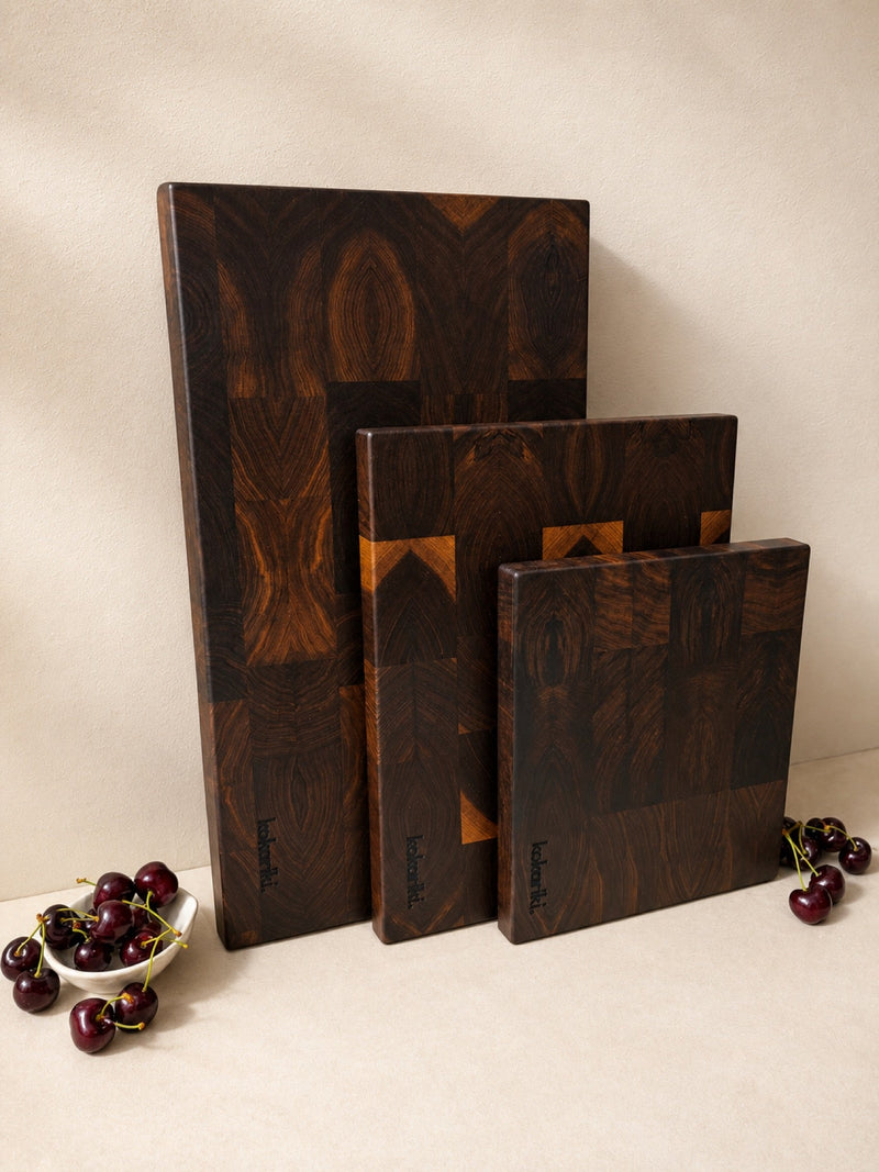 The Chef’s Cutting Board in black walnut — view 2