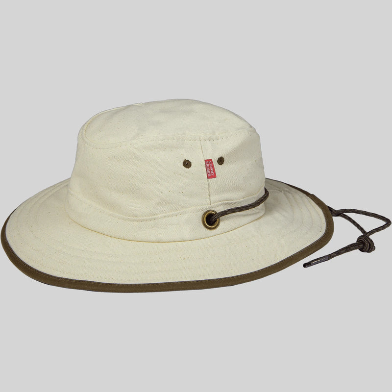 Canvas Cruiser Hat | 9 oz Organic Cotton Duck | 2 ¾" Brim