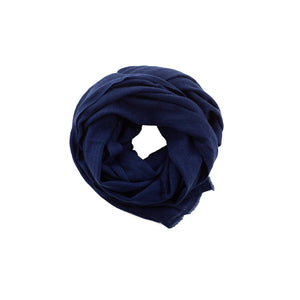 Indigo Cashmere Wrap, Hand-Dyed | 80" x 30"