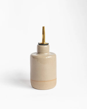 Handmade Ceramic Oil Dispenser | Stoneware | 10–12oz
