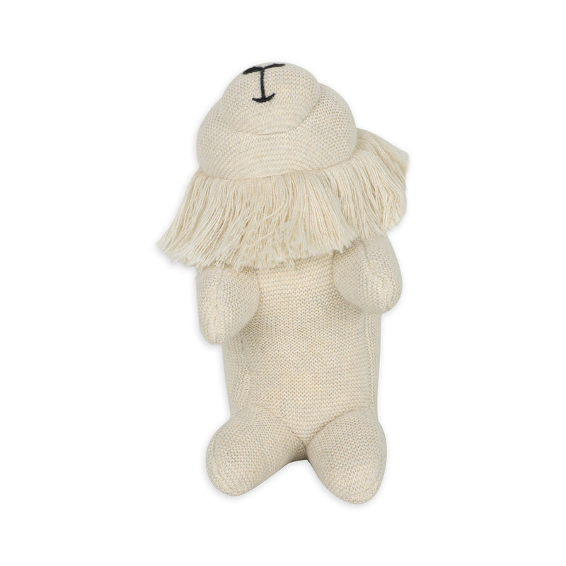 Organic Cotton Knit Lion | Stuffed Animal Baby Toy