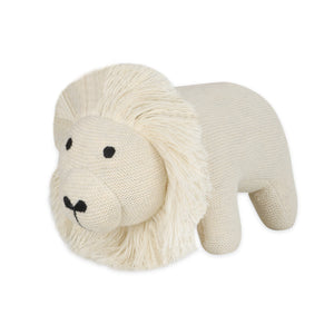 Organic Cotton Knit Lion | Stuffed Animal Baby Toy